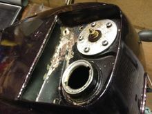 This is the port leaving the fuel filler compartment. 