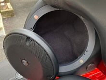 View of the access with the lid open...