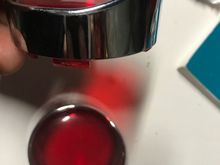 Red "Visor" style snap in covers for directionals  