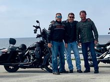 Three Amigos, I'm in the middle. Another winter day ride in Florida! 