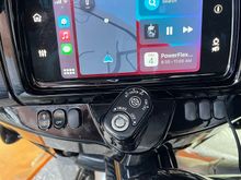 Carplay engaged without headset plugged in.