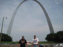 Can not believe we went to the top of the Gate Way Arch in St' Louis, MO.