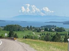 Looking north at Flathead Lake
