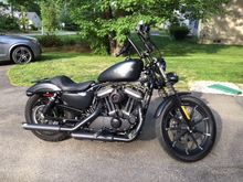 Added FMB 8" Mercenary bars on DK customs 2" risers. This was an expensive mod.