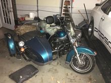 Sandbag I use in sidecar when I don't have a passenger.