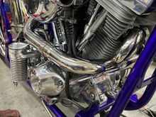 Getting the exhaust to the turbo polished and put back on with new gaskets 