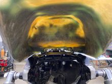 Zoom in and see the rear mounting, front is a bolt you can see in the post above.   Kind of struggled with the front mount.  It’s solid, but the bolt is visible.  🤷🏽‍♂️