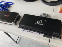 both amps used in front fairing