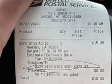 The jacket is on the way. Tracking number is circled. Thanks, and I hope you like the jacket. 