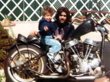 Me and my son 61 panhead 