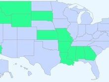States I've ridden in