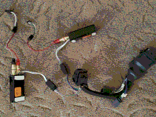 Old Harness Removed, with adapter and load levelers  ( now avail for sale )