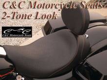 Bagger Seat two tone
http://www.sideroadcycles.com/AmericanMotorcycles/Seats/Motorcycle_Seats.html