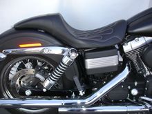 Dyna Fastback Seat http://www.sideroadcycles.com/AmericanMotorcycles/Seats/Motorcycle_Seats.html