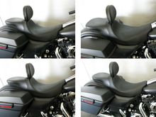 C&amp;C Seat Sport Tour Seat with Backrest
http://www.sideroadcycles.com/AmericanMotorcycles/Seats/Motorcycle_Seats.html