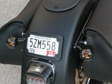 blacked out and powder coated rear end