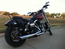 2010 Wide Glide with Python 2 into 1 exhaust