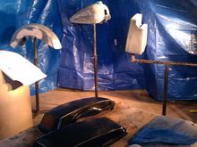 My first paint job everything preped and ready for paint