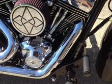 Azec created custom air cleaner cover (my design) &amp; Jay Brake J-FL forward controls