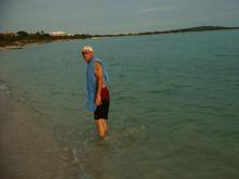 The water was ridiculously warm