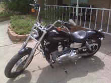 After some required chrome. Alot more needed. I would have bought a bike already chromed out but I could not pass up the deal on this one.