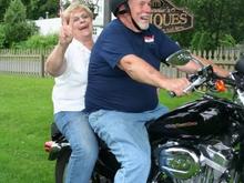 IMG 7920 THE BLONDE IS REASON I QUIT RIDING IN 52 WE HAVE 11 GRANDCHILDREN SO I GUESS IT WAS WORTH IT. MISSED MY 1947 MODEL 61 HARLEY THO, RODE JR, AND SENIOR YEAR IN HIGH SCHOOL