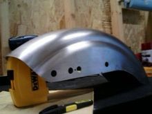 bobbed Sportster rear fender