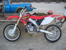 My cr250 right after my first ride on it.