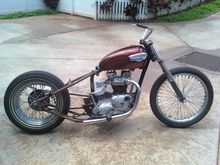 66 triumph bonneville my project