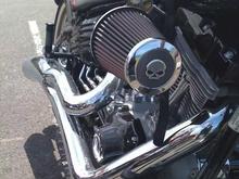 Close up heavy breather end cap