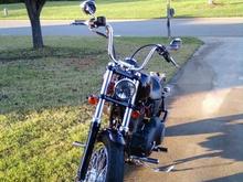Powder coated forks and trees, hard rear struts