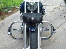 bike front with FXDL bars &amp; HD 6" pullback risers
