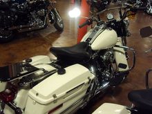 bone stock white cop bike.  So ugly it's cool.