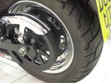 wrinkle black powder coated pulley and wheel centre