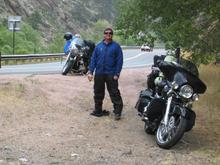 Raining on the way from Ft. Collins (Go CSU !!!) to Estes Park, CO