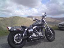 The View on the way down to Moffat, Scotland. Now that I have my bike back after an accident.