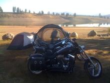 Campsite outside Truckee, CA