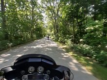 The ride through the park.