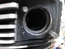 I also used a rotary burr to add a lead in.