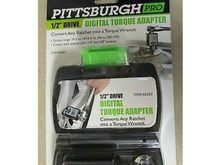 Have you ever used or heard of one of these? A digital torque wrench adapter. You could turn any ratchet into a torque wrebch. Or even do maintenance checks on your torque wrenches! Im very interested in this. They sell them at harbor freight. The have adapters of 1/2 inches that convert to 3/8 &1/4.