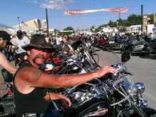 third day , downtown Sturgis