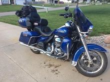 My bike loaded for teh trip to Sturgis 2017