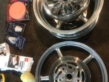 gotta shine these puppies and seal with clear coat paint, they'll hole me over tilll I do rims/suspension/bars/ etc the pretty stuff LAST...I wanna have FUN FIRST...HAHAHHA