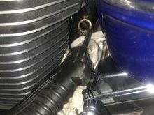 I cleaned the o2 holes, blew them w compressed. air, to ensure new sensors had a clean home....