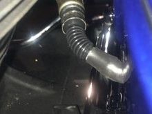 this is rear new Wideband, I didn't remove exhaust and I should of I damaged the bottom with a basin wrench, I'm sorting this out else where but you see how wires just 'disappear' LOL