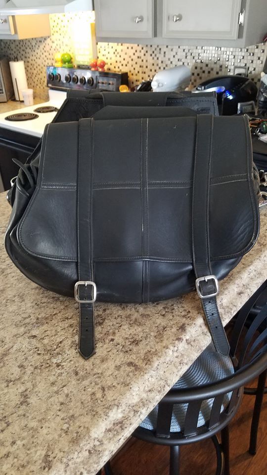 Fox Creek Leather Large Saddle Bags Harley Davidson Forums