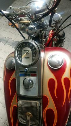 this is not the original Speedometer so who knows how many miles she's got on her . . .