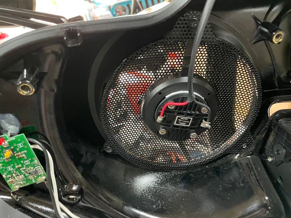 Grill and horn from inside.