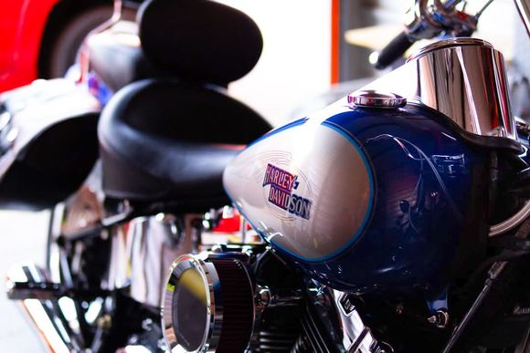 Harley Davidson logo.