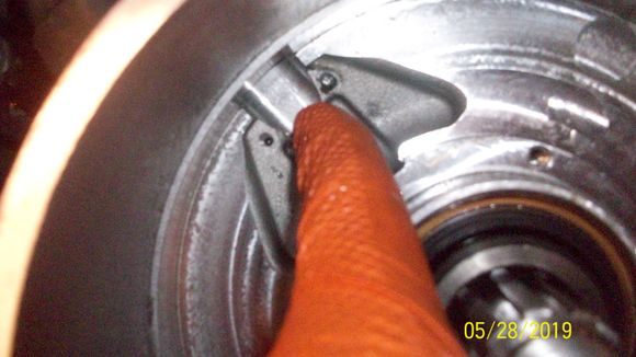 Broken "alternator plug retainer" screw. Came out easily.